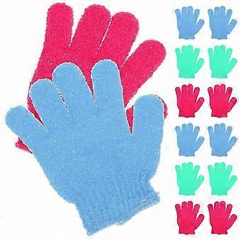 14-Pack Bath Gloves for Kids with Exfoliating and Massage Features Soft Shower Accessories for Children