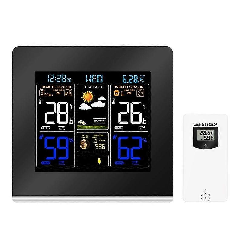 Multi-function Weather Forecast Alarm Hygrometer Calendar Electronic Clock