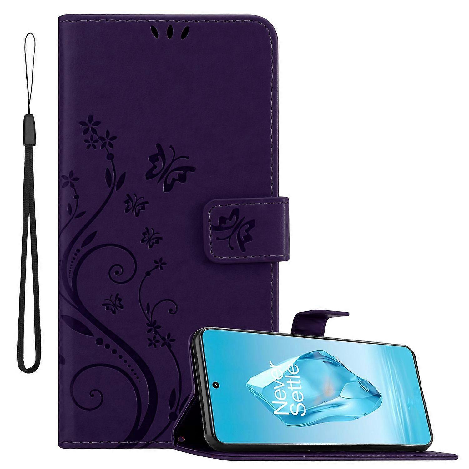 OnePlus 12R Protective Case - with Floral Pattern and Card Slot