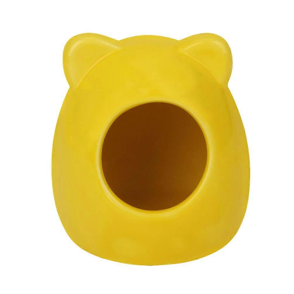 Cooling Ceramic Hamster Hideout Sand Bath House for Gerbils Mice and Small Animals