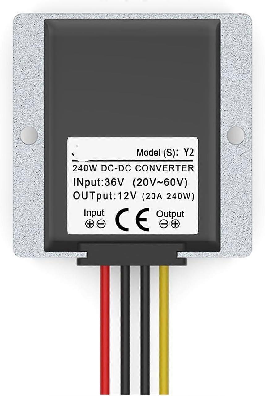 36V to 12V DCDC Converter, 20V60V Input Step Down Voltage Regulator, 15A  Current Supply