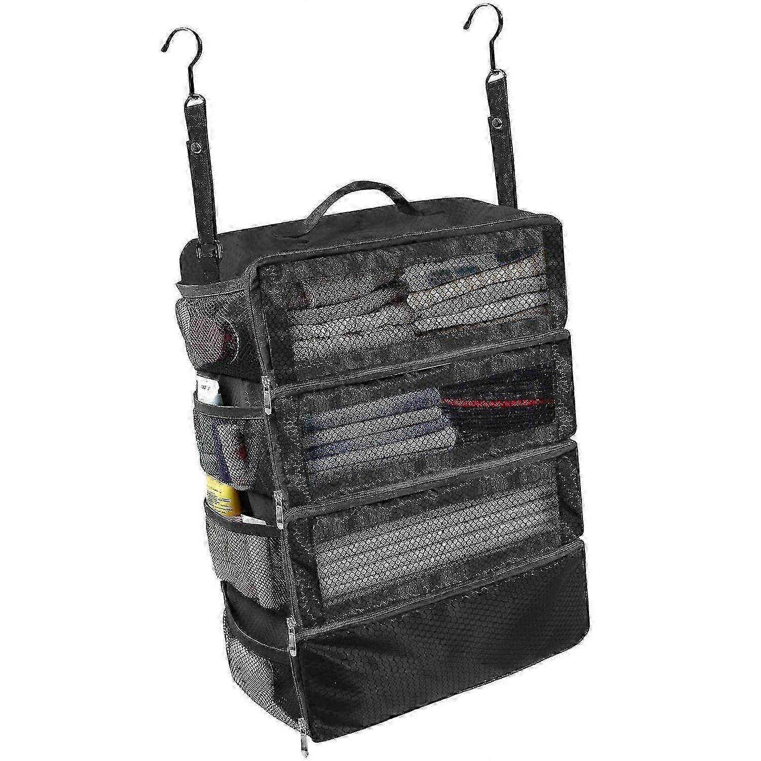 Foldable Travel Clothes Storage Bag Unique Foldable Clothing Storage Bag With Multiple Sections For