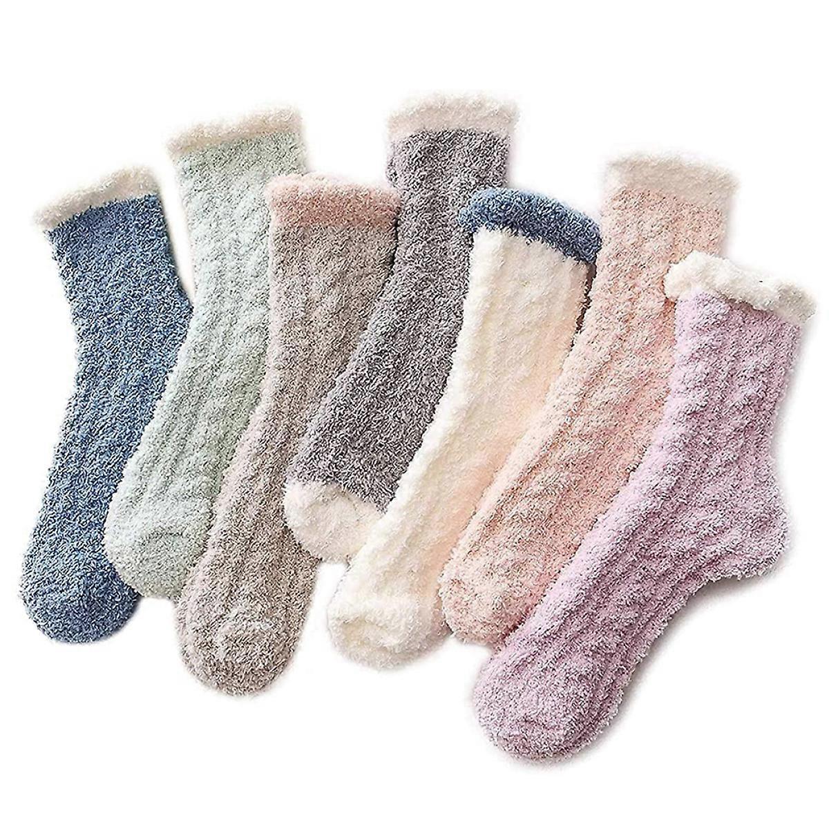 Women's Soft Warm Slipper Socks, Super Soft Sleeping Socks