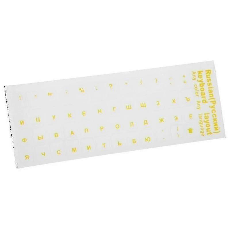 Russian Keyboard Stickers Characters 2 Pcs