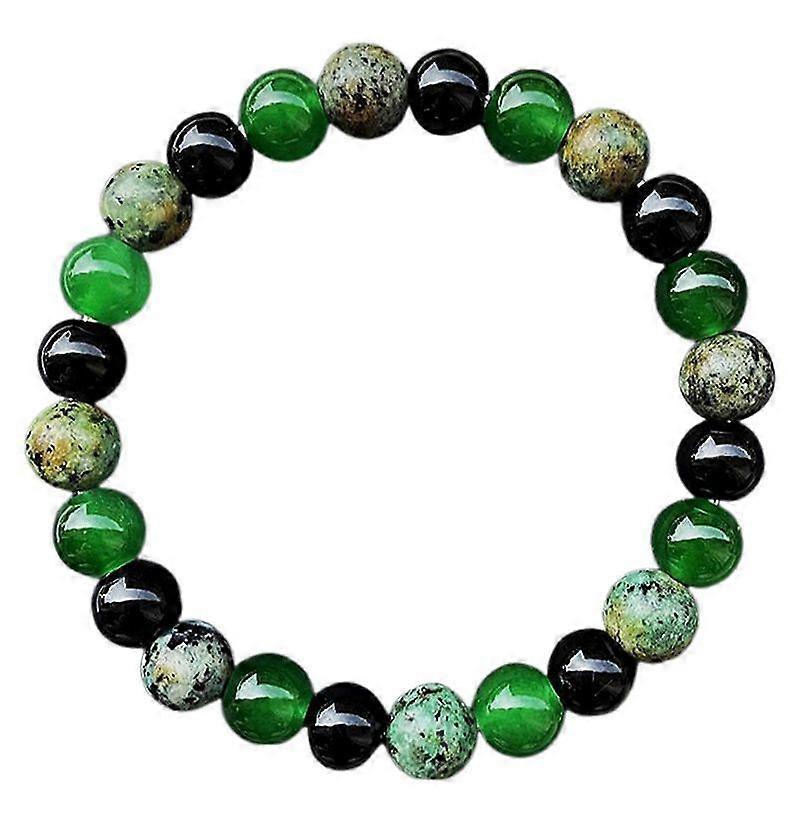 Natural Stone Bracelets Exquisite Hand-made Beads Bangle for Wedding