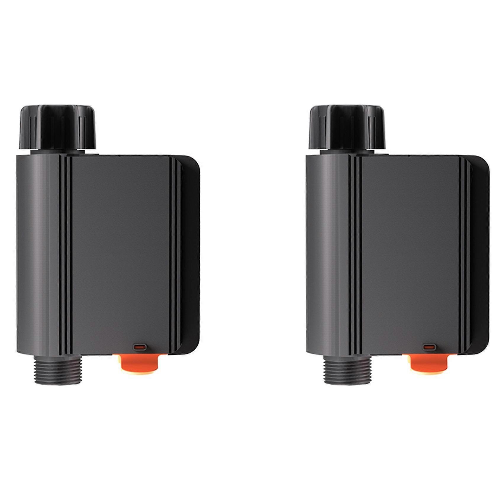 2X Zigbee Smart Water Valve Smart Timing Irrigation Switch IP55 Automatic Irrigation Easy Install Remote Control A