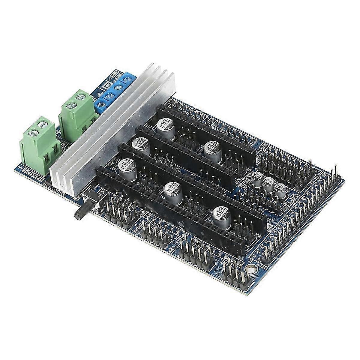 Ramps 1.6 Control Board, 3D Printer Controller, 4-Layer Control Panel Board with Heatsink Expansion