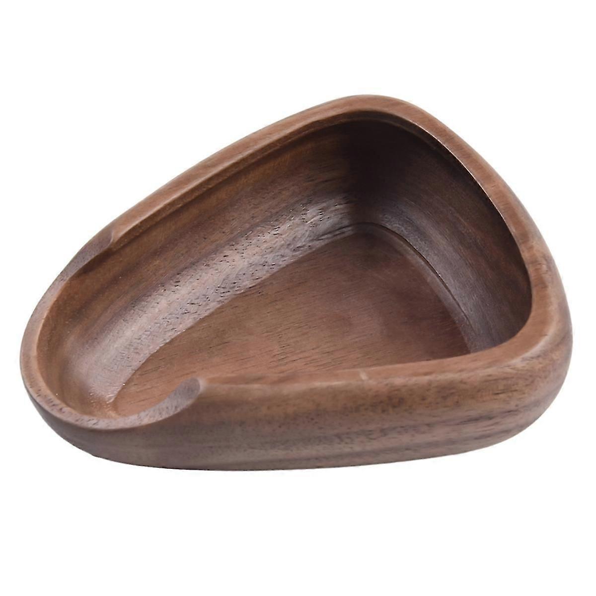 Solid Wood Hand Brewed Espresso Weighing Container Dispensing Tray