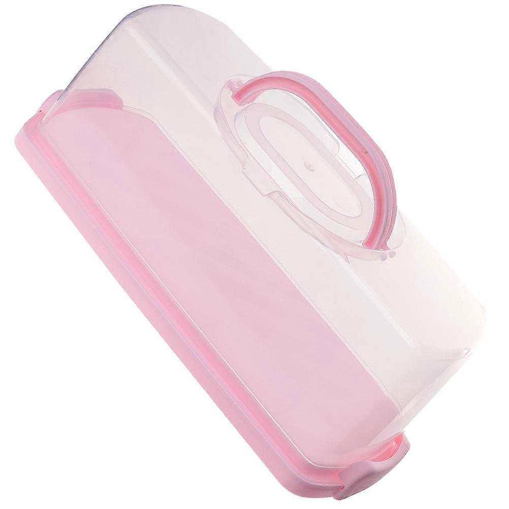 Bread Loaf Storage Container Rectangular Fresh Keeping Box Portable Moisture Proof Insect Proof Preservation For Outdoor Picnic 1Pack