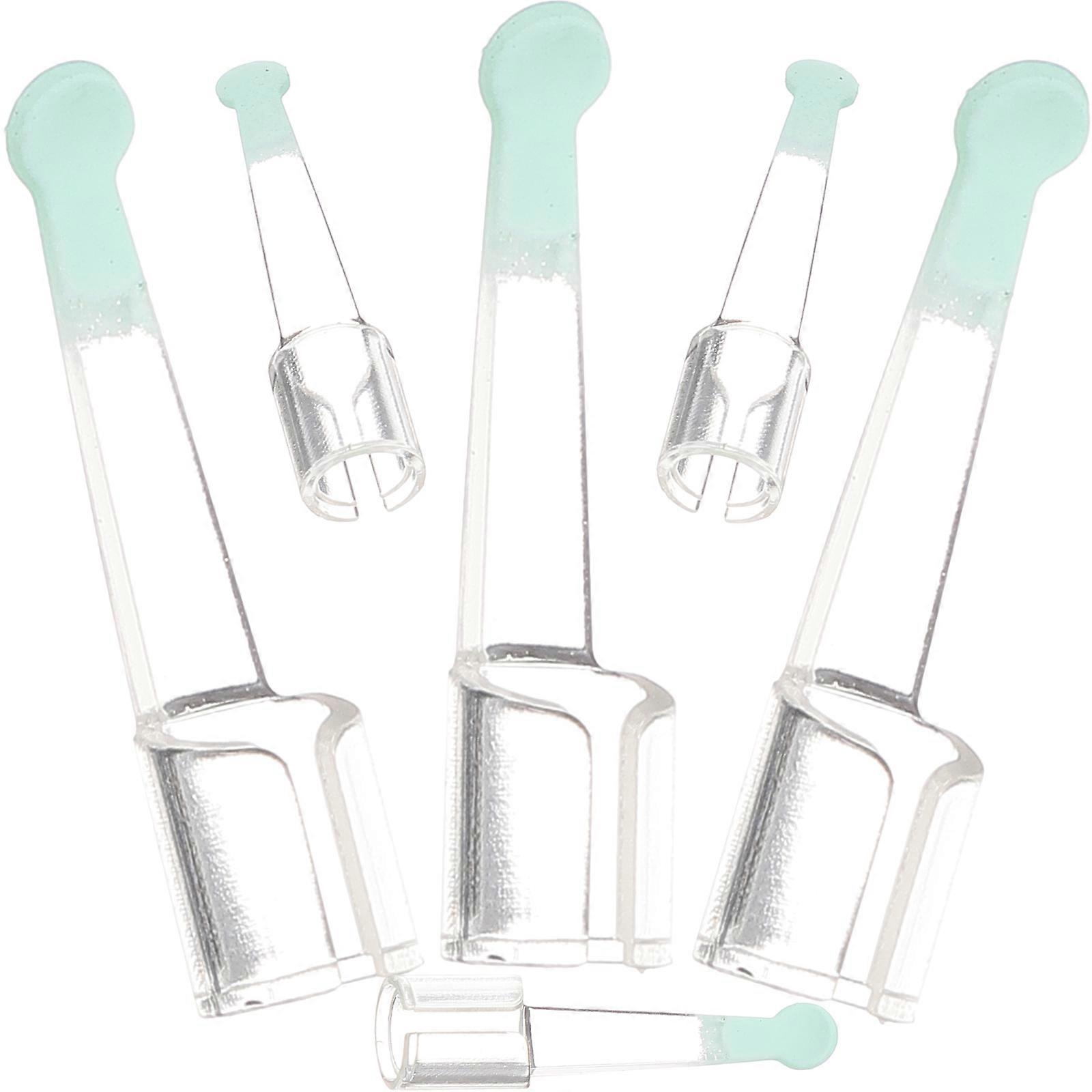 Visible Ear Spoons Silicone Earwax Removal Tools 6Pcs Convenient Kit