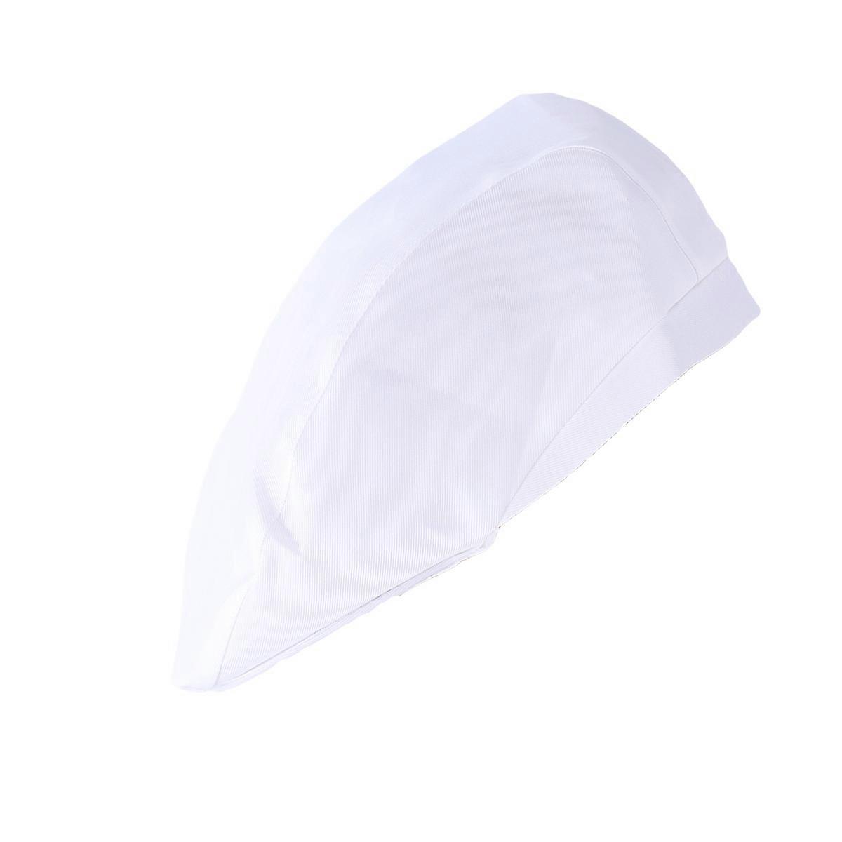 Cooking Chef Hat Waiter Beanie for Kitchen and Baking White Breathable 1Set