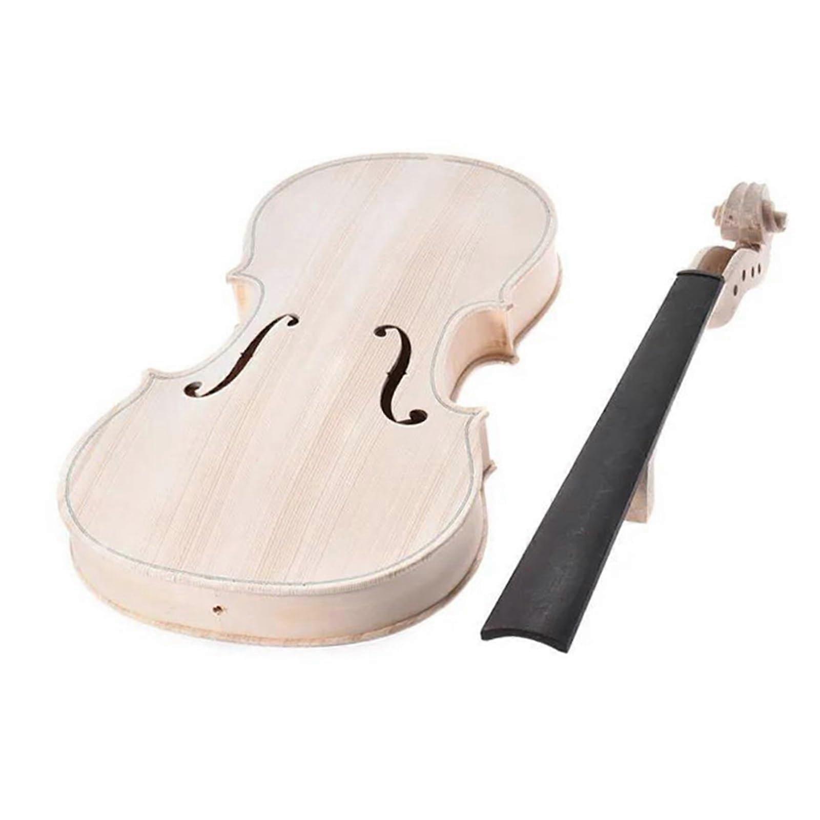 Full Size 4/4 DIY Violin Kit with EQ for Beginners, Spruce Maple, Exceptional Tone Quality