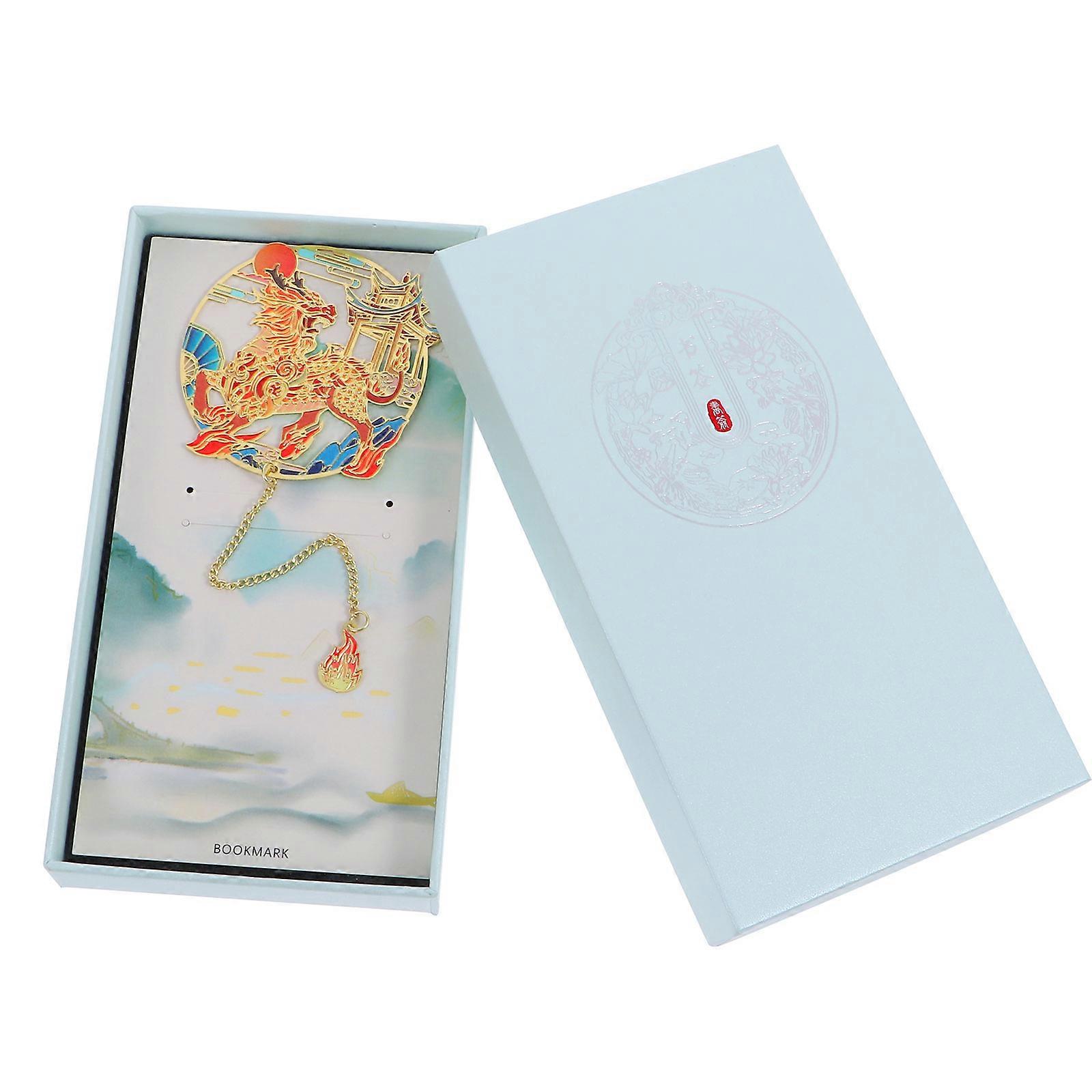 Brass Bookmark with Pendant for Reading Use Bookmarks