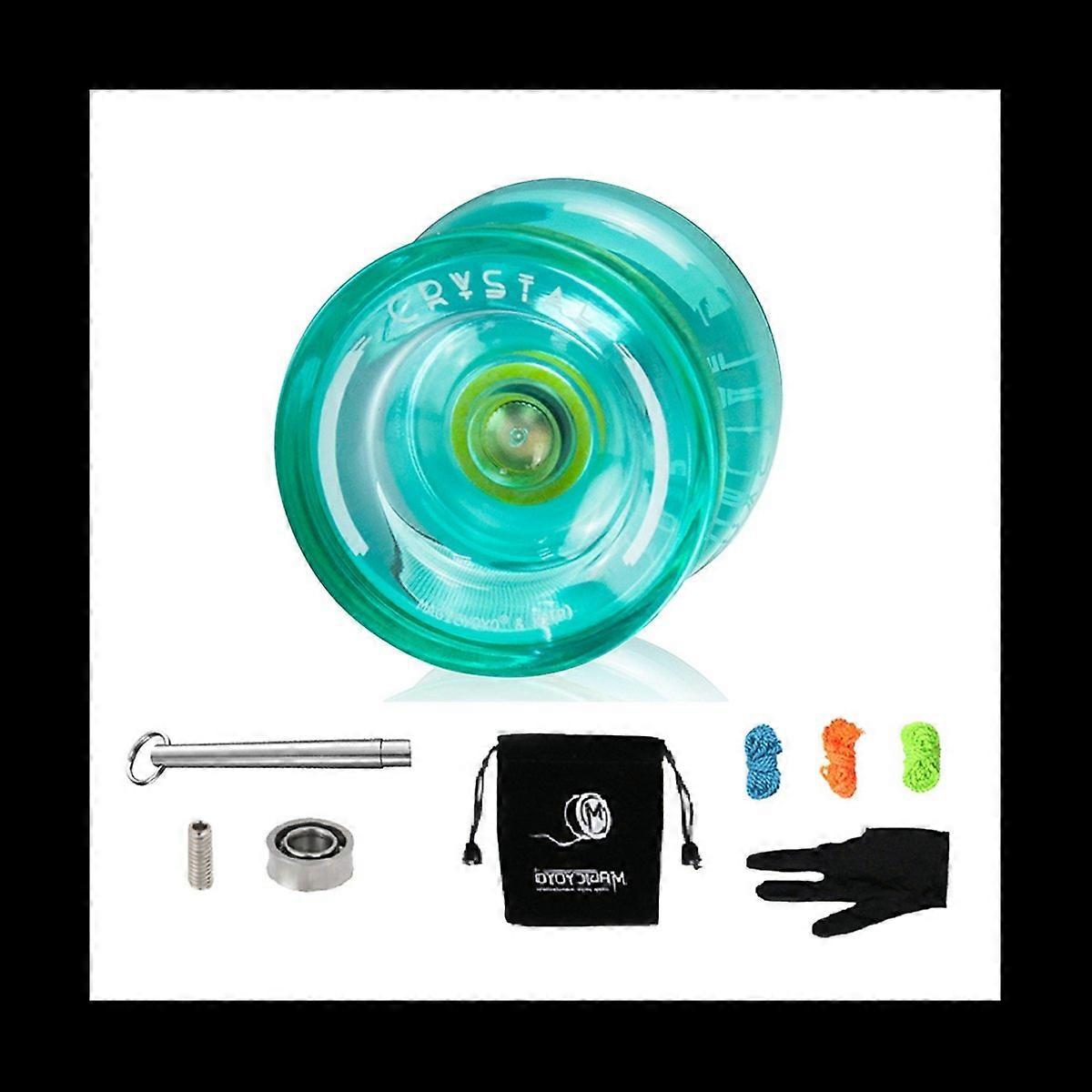  K2P Responsive Yoyo with Gloves Puller Rope Green