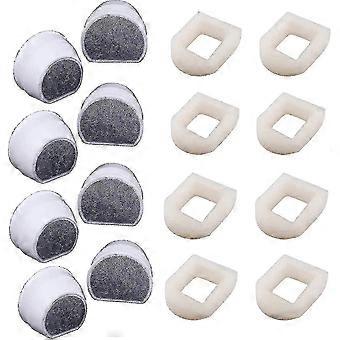 16 Pack Foam Prefilters And Carbon Filter Compatible With Petsafe Drinkwell Fountain Inox 360 Avalon - XC