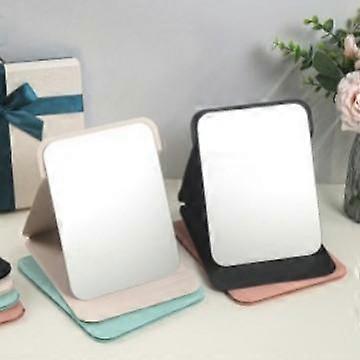 Compact Makeup Mirror, Folding Portable Mini Simple Design Student Desk Makeup Mirror