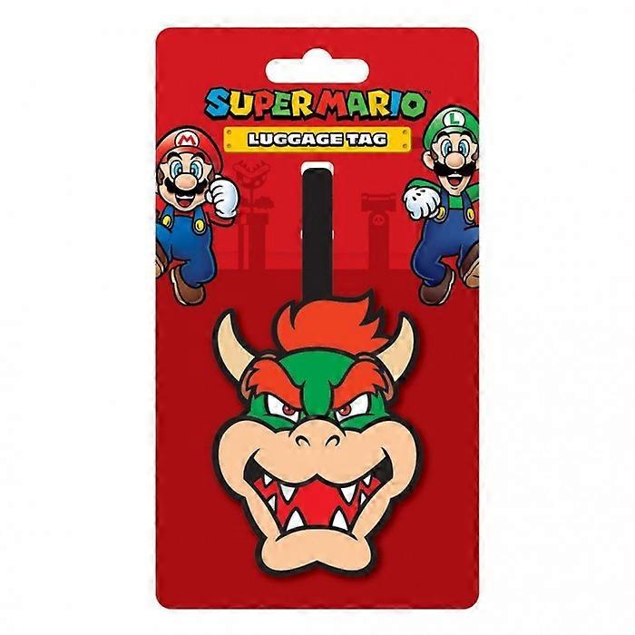 Super Mario Bowser bagagelabel