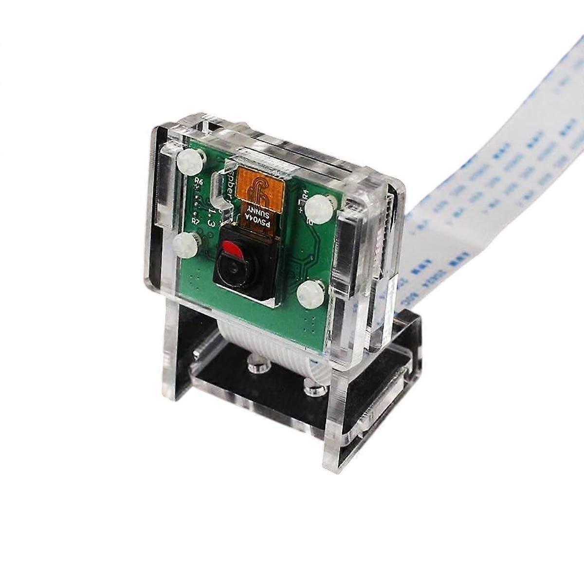 Camera Mount Transparent Acrylic Holder for Raspberry Pi 4B 3B Zero V2 Easy Installation Ref: 6180