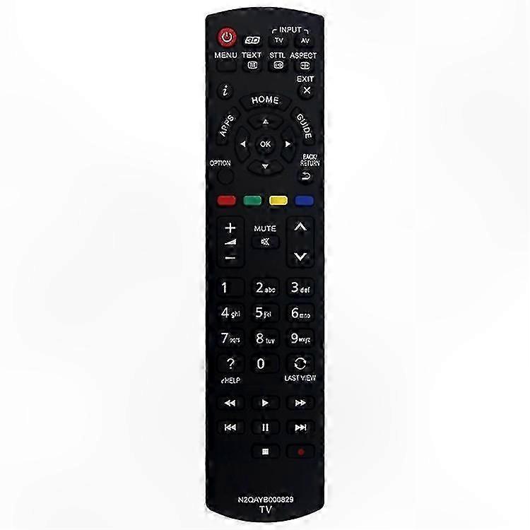 Ergonomic TV Remote Control Replacement with N2QAYB000829 Compatibility