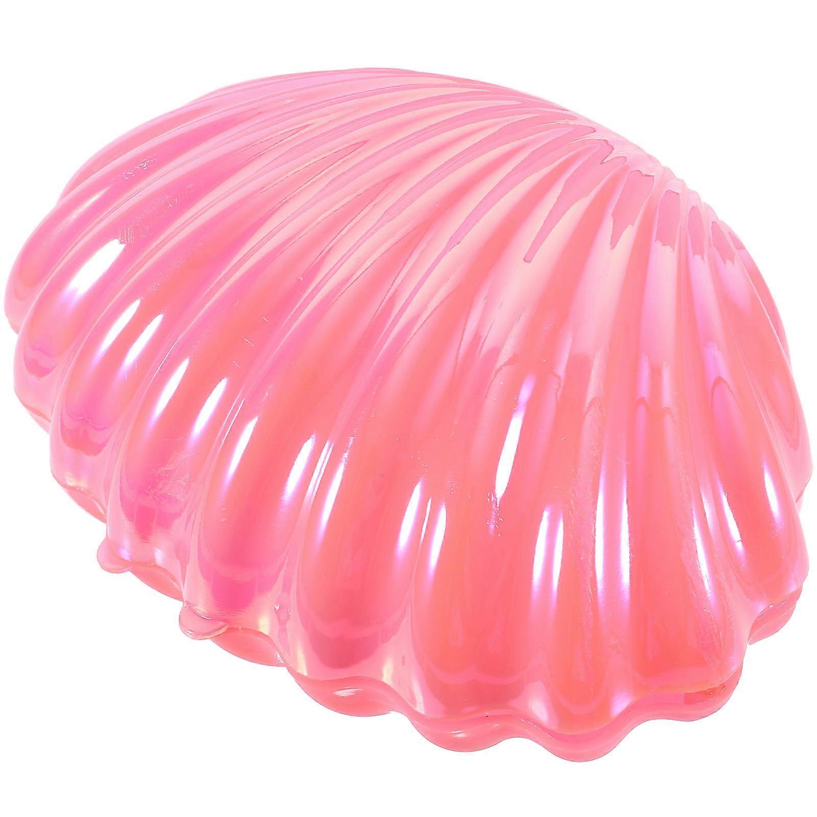 Plastic Shell Storage Container Candy Box for Storage Use Pink
