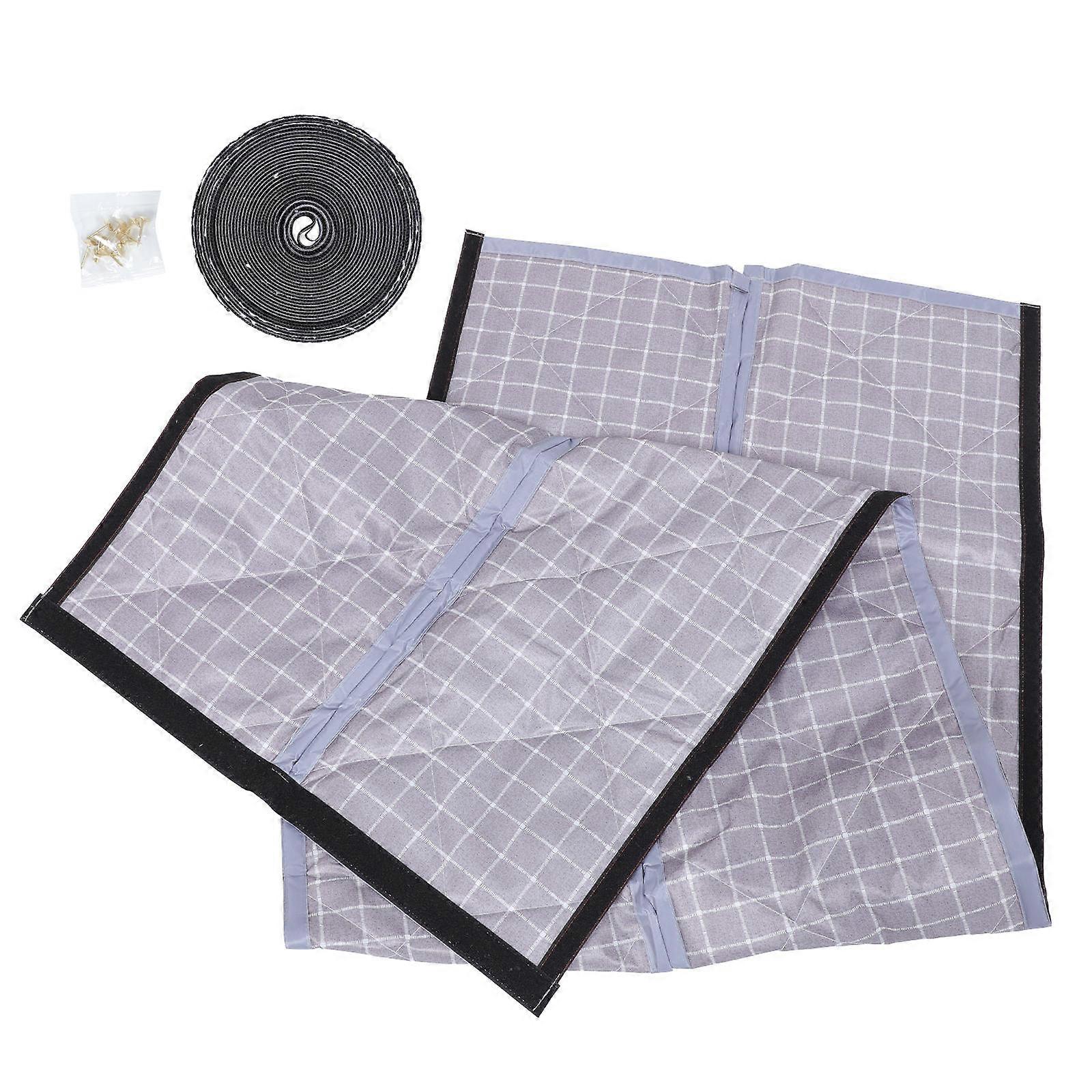 1set magnetice izolate termic ușă perdea storm wind insulation perdea