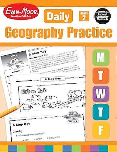 Daily Geography Practice, Grade 2