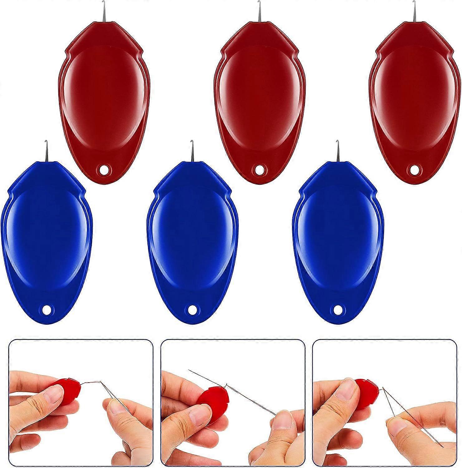 10 Pieces Needle Threaders for Hand Sewing, Plastic Wire Loop DIY Simple Threader Self