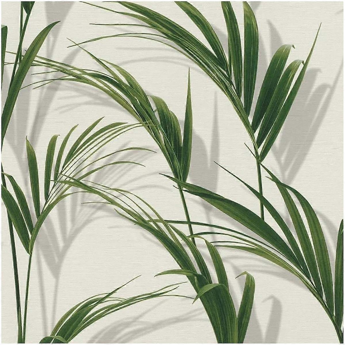 Green Palm Leaf Wallpaper