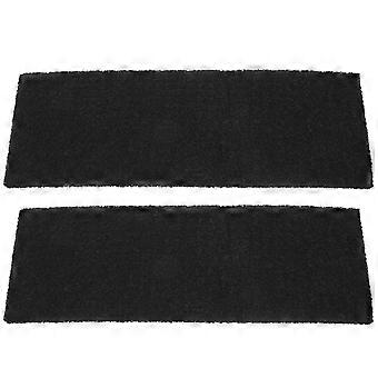 Cat Litter Boxes Activated Carbon Filters for Odor Filtering 2Pcs Black