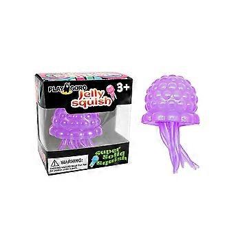 Jellyfish Squishy Toy, Jellyfish Squeeze Toy, Soft Slow Rising Stress Relief Squeeze Toy, Cute Portable Sensory Toy for Kids & Adults