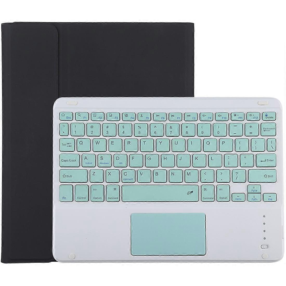 Bluetooth Green Keyboard Microfiber Leather Protective Case