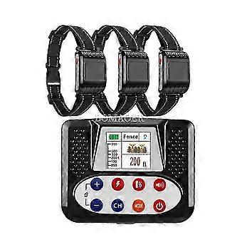 Recinzione elettrica wireless per animali domestici con collari impermeabili: garantisce un contenimento sicuro per il tuo cane.
