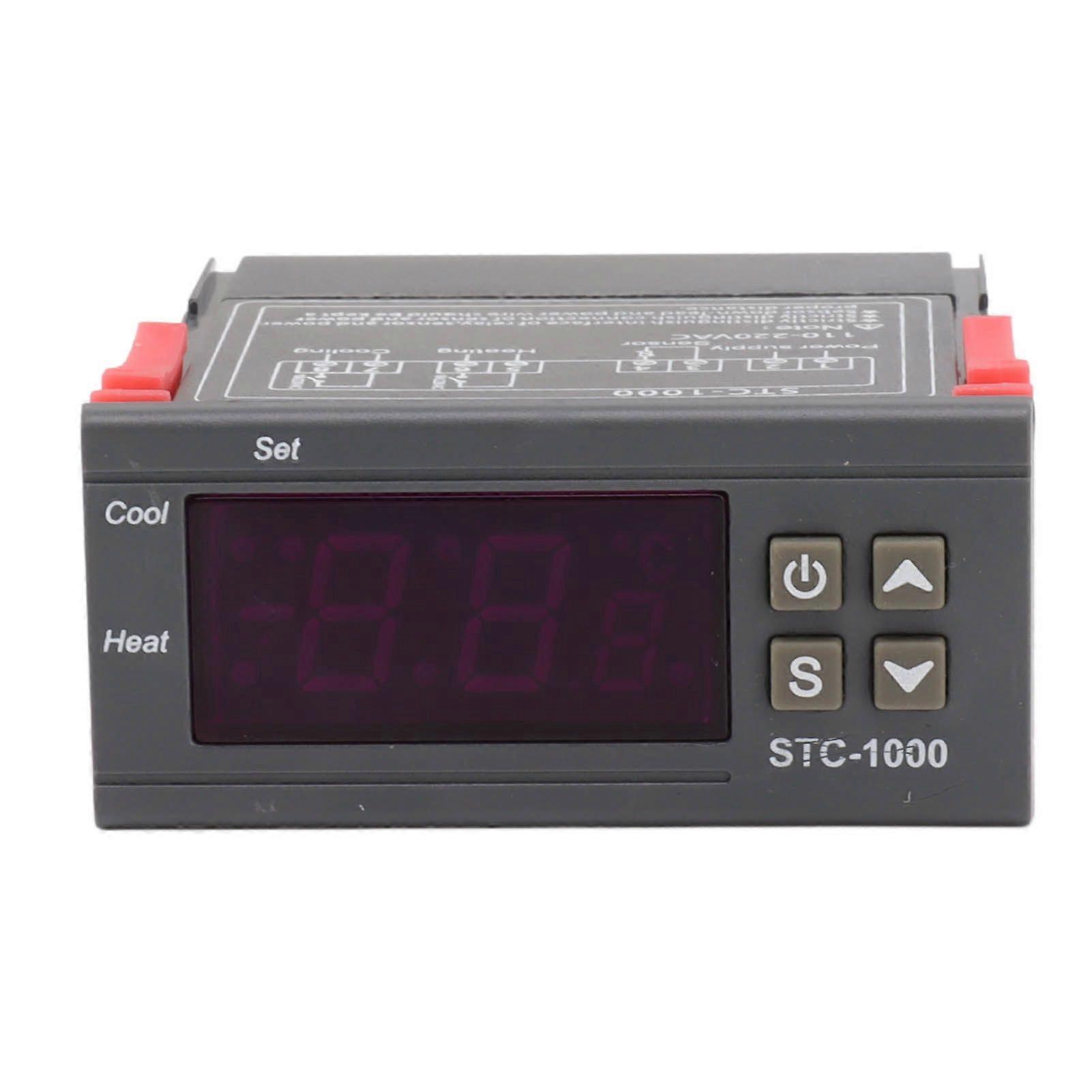 Stc 1000 Thermostat Switch Electronic Digital Display Microcomputer Temperature Controller Switch Aquarium Hatching Thermostat 