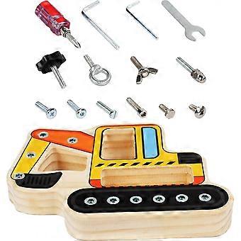 Children Toy Screwdriver Board Set for Kids 2Sets Fun Learning Accessory