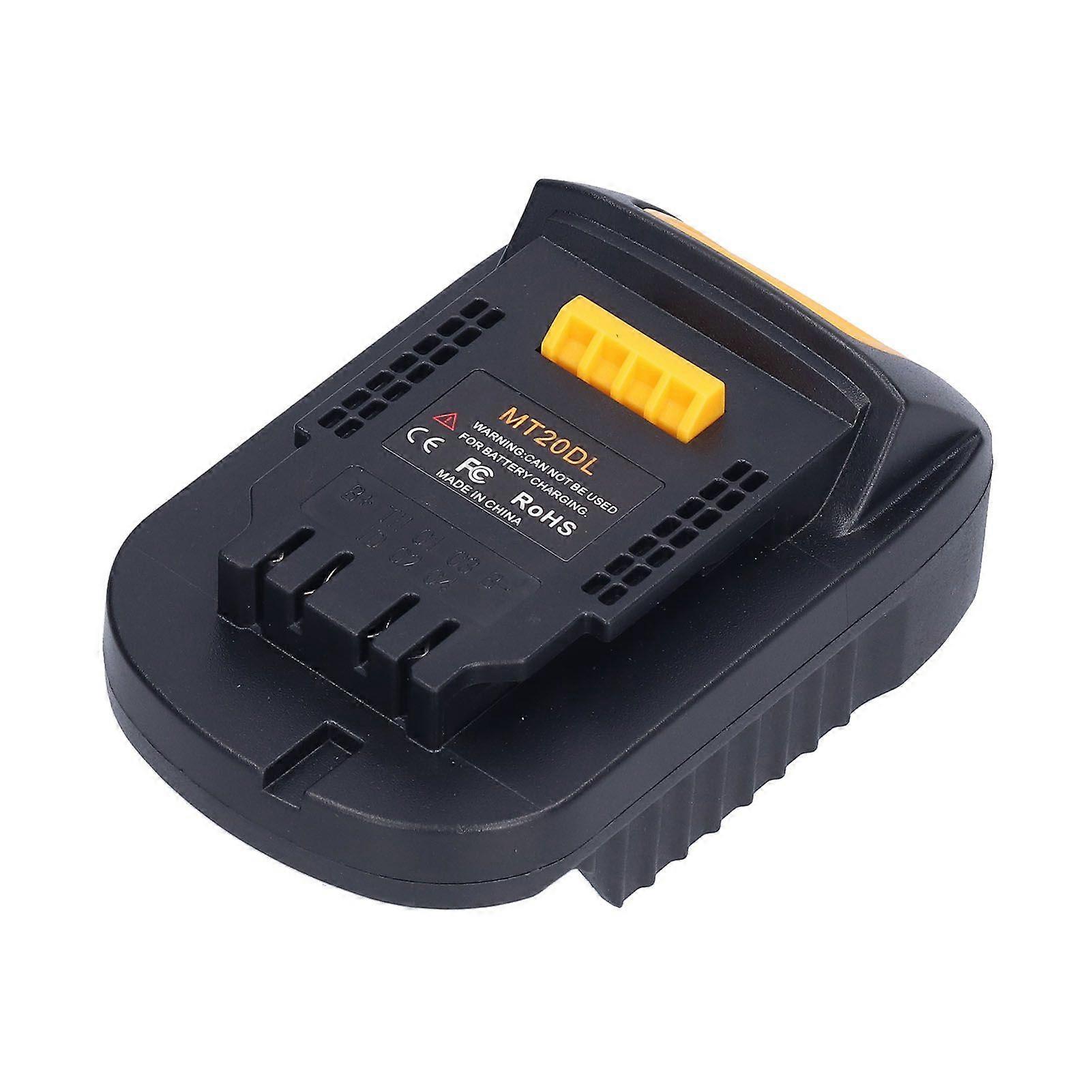 Battery Adapter Dock Power Mount Connector ABS Shell Batteries Conversion Tool MT20DL