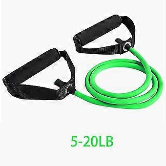 Exercise Bands For Fitness Equipment Yoga Pull Rope Elastic Resistance Bands Expander Exercise Tube TrainingGreen