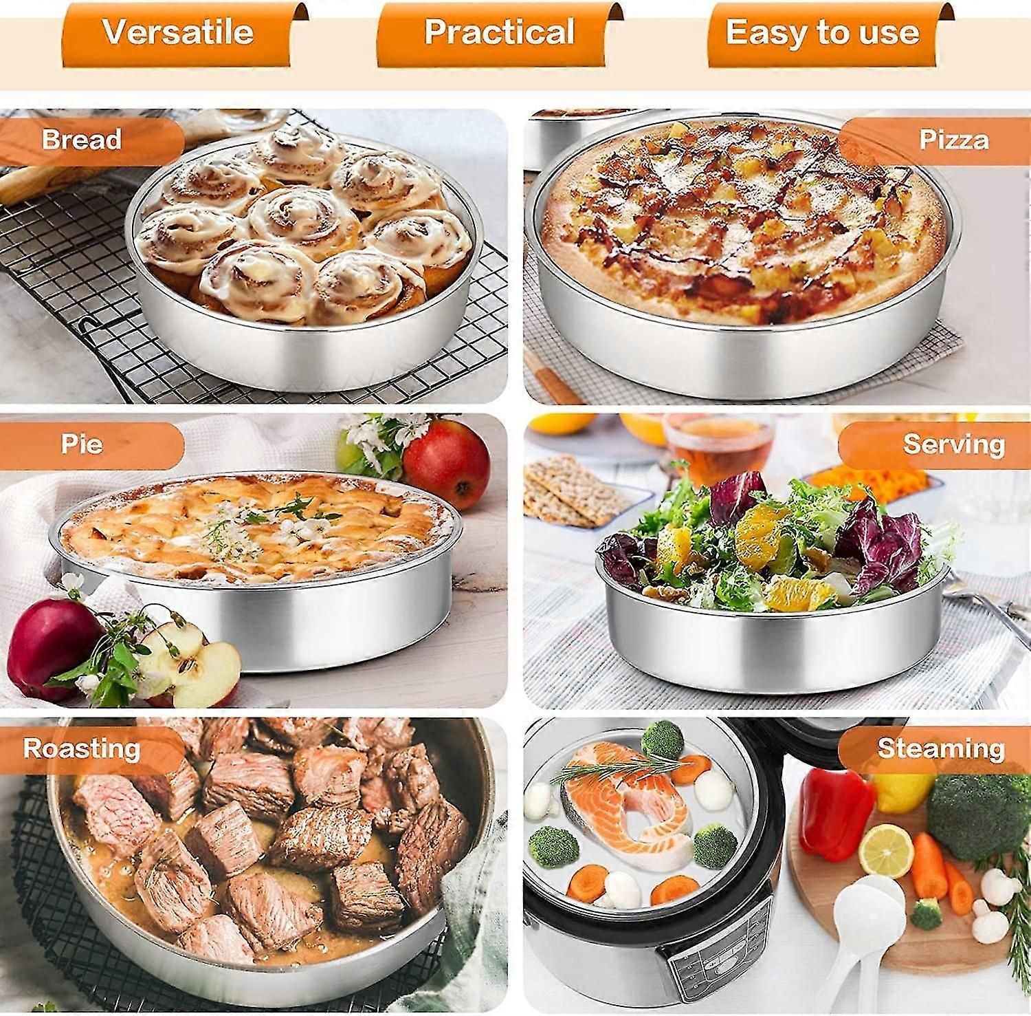 Layer Cake Tins For Baking, Cake Pan Bakeware Set