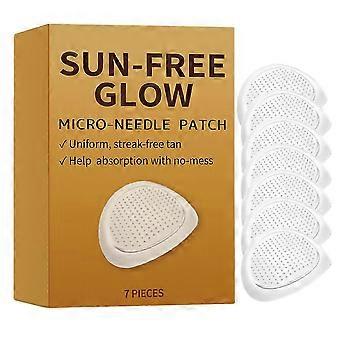 Parches autobronceadores de microagujas sin exposición solar. Consigue un brillo saludable como el beso del sol sin exponerte al sol.