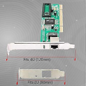 Gigabit PCI Ethernet-kort til stationær pc RTL8169-chip, 1000 Mbps, RJ45 enkeltport, passer til store og små kabinetter Netværksadapter