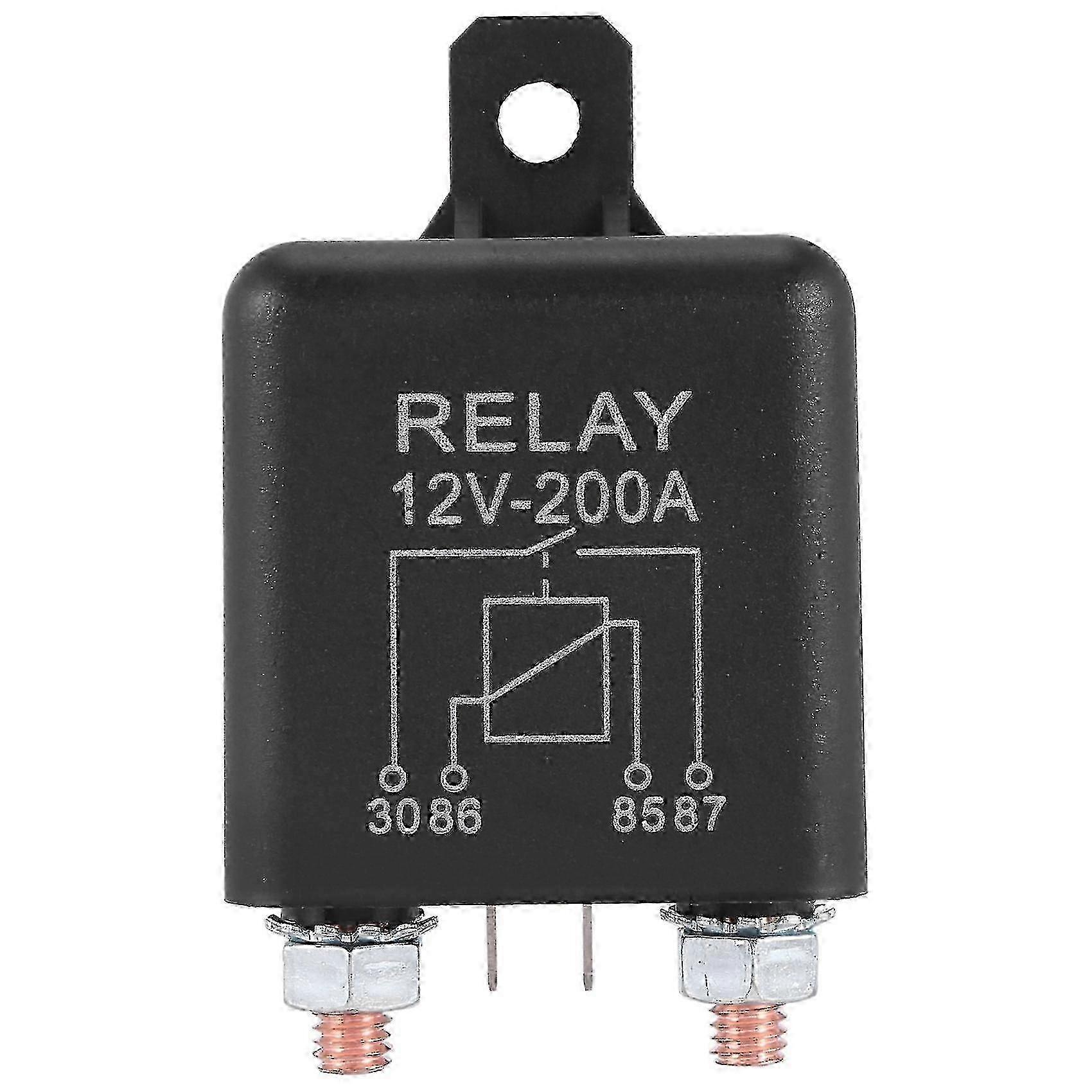 12V 200A Normally Open 4 Pin Relay