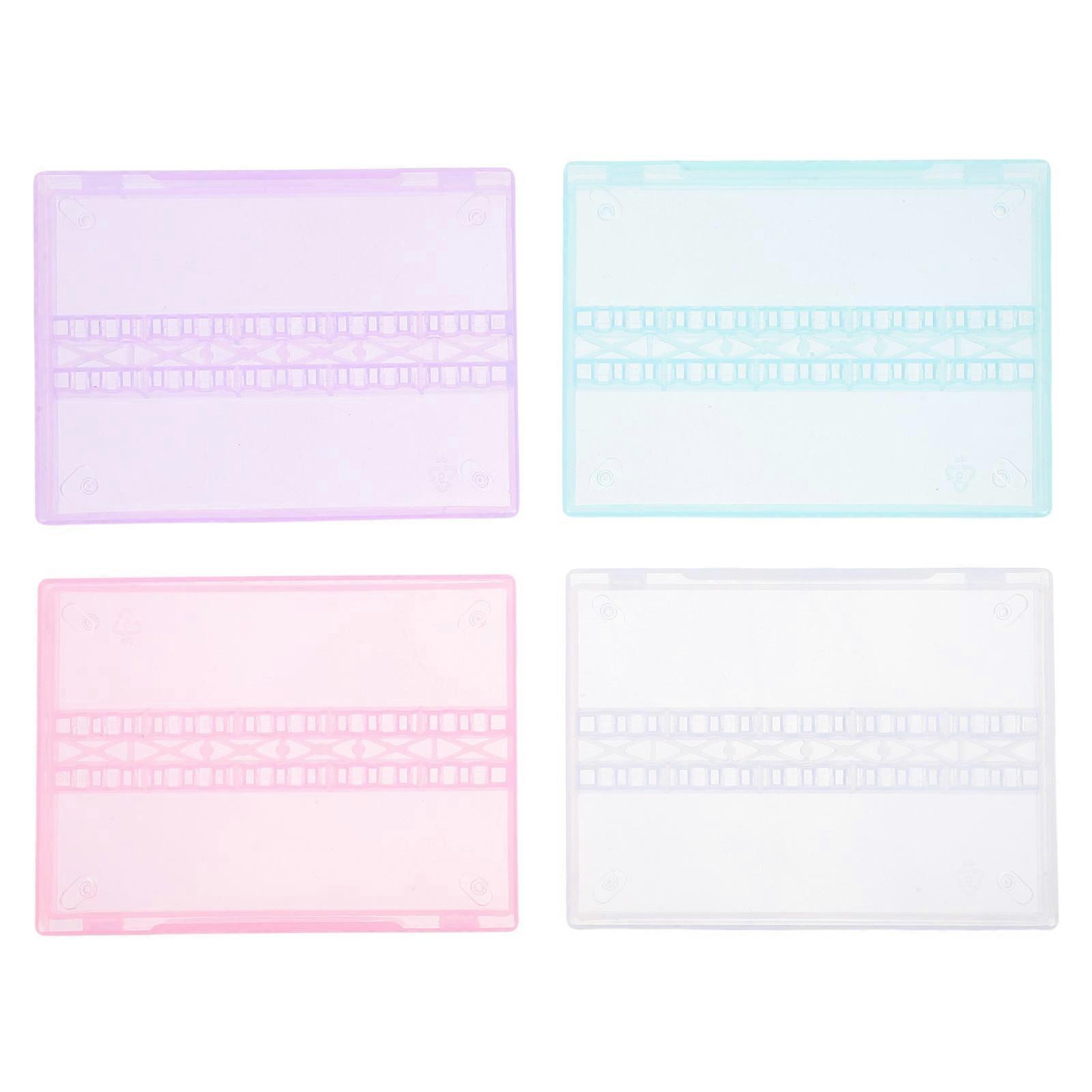 4Pcs Electric Grinding Head Mini Storage Boxes Manicure Tool Empty Boxes