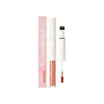 Blush Líquido 2 em 1 com Carimbo para Sardas (Marmalina Laranja) Cor Natural para Uso Diário na Beleza Facial