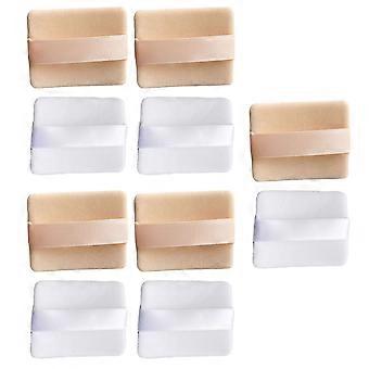 10 stks Make-up Poeder Puff Make-up Tool met Riem voor Los Poeder Mineraal Poeder