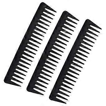 Vintage Hair Comb for Hair Styling 3Pcs Wide Teeth Professional Combs for Men