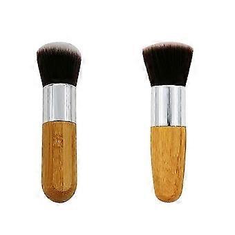 2-teiliges Mineral-Make-up-Pinselset mit Foundation- und Mineralpinsel SD