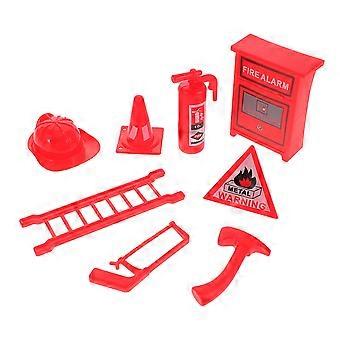 Firefighter Toy Fire Extinguisher Set for Kids 8Pcs Interactive Accessories