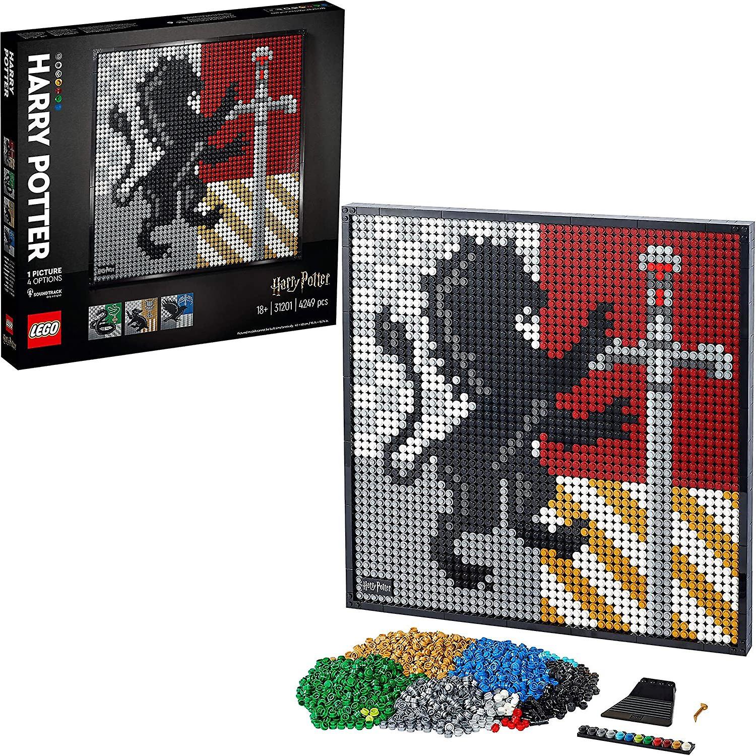 LEGO Art Harry Potter Hogwarts Crests 31201
