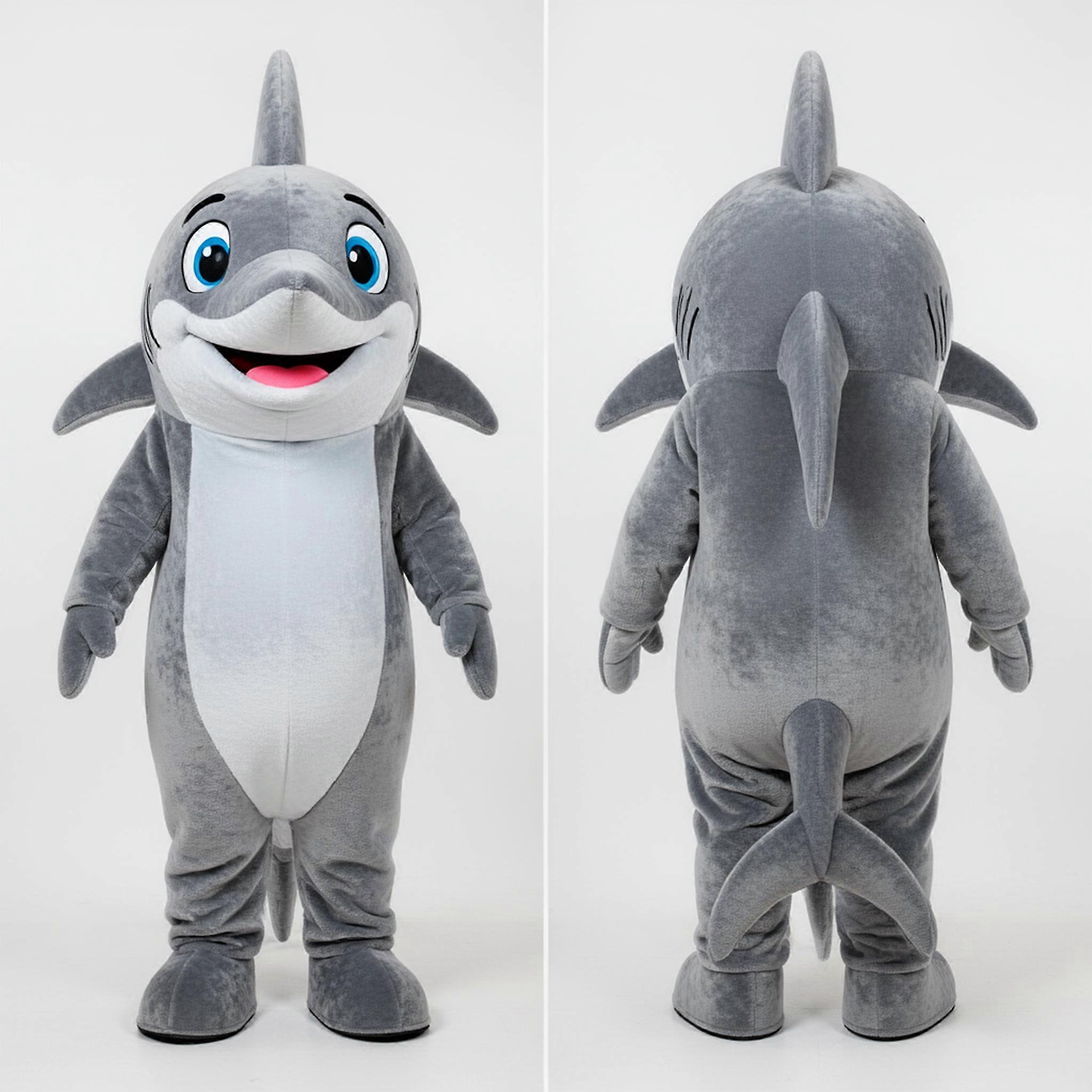 MASTICOT Gray Streamlined Swordfish Mascot