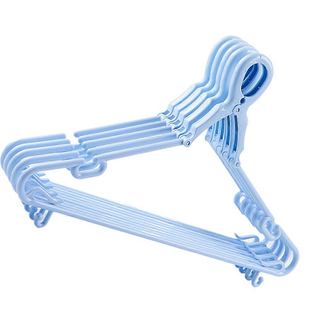 Multi-Function Windproof Clothes Hangers Heavy Duty Plastic 10Pcs Pack
