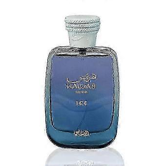 Hawas Ice pour homme EDP 100 ml (34 oz) par Rasasi. Affirmez votre style avec le parfum.